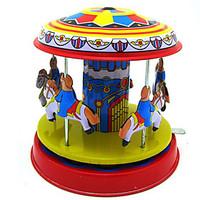Stress Relievers Puzzle Toy Wind-up Toy Novelty Toy Circular Merry-go-round Metal Rainbow For Kids