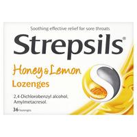 Strepsils Honey and Lemon Lozenges 36pk