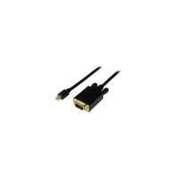 StarTech.com 15 ft Mini DisplayPort to VGA Adapter Converter Cable - mDP to VGA 1920x1200 - Black - 1 x Mini DisplayPort Male Digital Audio/Video - 1 