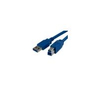 StarTech.com 6 ft SuperSpeed USB 3.0 Cable A to B - M/M - 1 x Type A Male USB - 1 x Type B Male USB - Blue