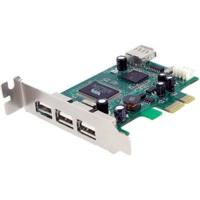 StarTech 4 Port PCI Express LP High Speed USB Card (PEXUSB4DP)