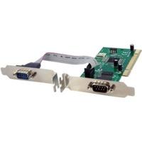 StarTech 2 Port PCI RS232 Serial Adapter Card- Dual Voltage (PCI2S950DV)