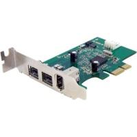 StarTech 3 Port 2b 1a Low Profile 1394 PCI Express FireWire Card Adapter