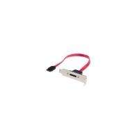 startechcom 1ft low profile sata to esata plate adapter 1 x esata 1 x  ...