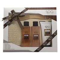 Style & Grace Spa Deluxe Natural Spa Experience Gift Set 250ml Body Wash + 200ml Body Lotion + 250ml