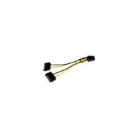 startechcom 6in sata power to 6 pin pci express video card power cable ...