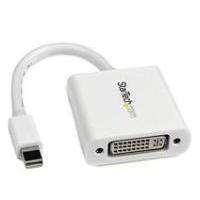 startech mini display port to dvi passive video adapter white