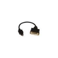 StarTech.com Micro HDMI to DVI-D Adapter M/F - 8in - 1 x Micro HDMI Male Digital Audio/Video - 1 x DVI-D Female Digital Video - Supports up to1920 x 1