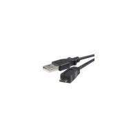 StarTech.com 0.5m Micro USB Cable - A to Micro B - 1 x Type A Male USB - 1 x Type B Male Micro USB - Nickel-plated Connectors - Black