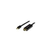 StarTech.com Mini DisplayPort to HDMI converter cable - 6 ft (2m) - 4K - 1 x Mini DisplayPort Male Digital Audio/Video - 1 x HDMI Male Digital Audio/V