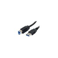 StarTech.com 10 ft Black SuperSpeed USB 3.0 Cable A to B - M/M - Type A Male USB - Type B Male USB - 10ft - Black