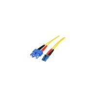 StarTech.com 4m Single Mode Duplex Fiber Patch Cable LC-SC - 2 x LC Male Network - 2 x SC Male Network - Patch Cable - Yellow