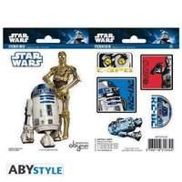 Star Wars - R2-d2/ C3po Stickers X5