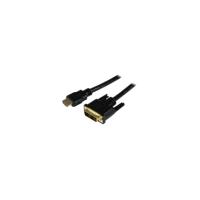 StarTech.com 1.5m HDMI to DVI-D Cable - M/M - 1 x HDMI Male Digital Audio/Video - 1 x DVI-D Male Digital Video - Gold Plated - Black