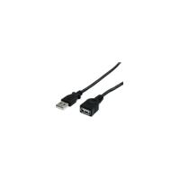 StarTech.com 6 ft Black USB 2.0 Extension Cable A to A - M/F - Type A Male USB - Type A Female USB - 6ft - Black