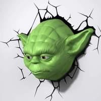 Star Wars Episode 7 - Yoda Head 3d Deco Light