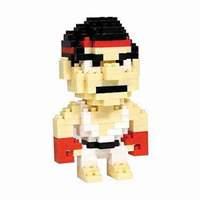 street fighter ryu pixel bricks toys