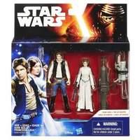 Star Wars A New Hope 3.75 inch Figure Space Mission Han Solo and Princess Leia