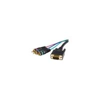StarTech.com Cable adapter - RCA breakout - HD15 (m) - component (f) - 3 ft - 1 x HD-15 Male VGA - 3 x RCA Male Video