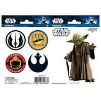Star Wars - Yoda / Symbols Stickers X5