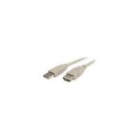 StarTech.com 6 ft USB 2.0 Extension Cable A to A - M/F - 1 x Male USB - 1 x Type A Female USB - Beige