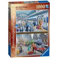 St Pancras Now and Then Jigsaw Puzzle 1000-Piece