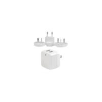 StarTech.com White Dual Port USB Wall Charger - High Power (17 Watt / 3.4 Amp) - Travel Charger (International) - 5 V DC Output Voltage - 3.40 A Outpu