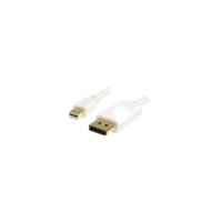 StarTech.com 1m (3 ft) White Mini DisplayPort to DisplayPort 1.2 Adapter Cable M/M - DisplayPort 4k - DisplayPort for TV, Monitor, Projector, Audio/Vi