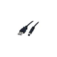 startechcom 2m usb to type m barrel cable usb to 55mm 5v dc cable blac ...