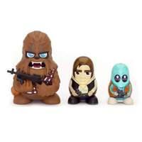 Star Wars Chubby Chewbacca/ Han Solo/ Greedo Mos Eisley Cantina Collectable Russian Figurines Set