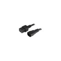 StarTech.com 3 ft Heavy Duty 14 AWG Computer Power Cord - C14 to C19 - For Computer, Router, Switch, PDU - Black