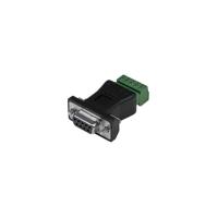 StarTech.com RS422 RS485 Serial DB9 to Terminal Block Adapter - 1 x DB-9 Male Serial - Terminal Block