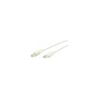 StarTech.com 10 ft Transparent USB 2.0 Cable - A to B - Type A Male - Type B Male - 10ft - Transparent