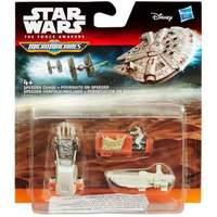 star wars the force awakens micro machines 3 pack speeder chase