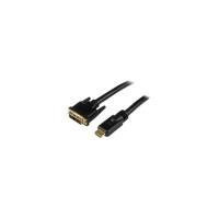 StarTech.com 7m HDMI to DVI-D Cable - M/M - 1 x HDMI Male Digital Audio/Video - 1 x DVI-D Male Digital Video - Gold Plated - Black