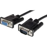 StarTech 3m Black Straight Through DB9 RS232 Serial Cable - M/F (MXT1003MBK)