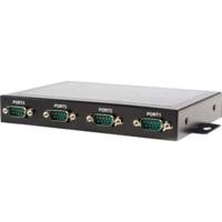 StarTech 4 Port Wall Mountable USB to Serial Adapter Hub