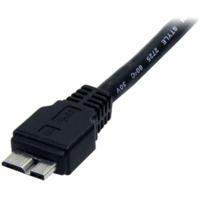 StarTech 0.5m (1.5ft) Black SuperSpeed USB 3.0 Cable A to Micro B - M/M