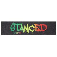 stanced logo scooter grip tape rasta 22 x 5