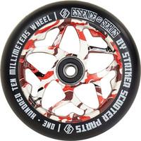 striker essence scooter wheel red camo 110mm