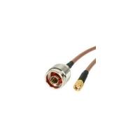 StarTech.com 1 ft N-Male to RP-SMA Wireless Antenna Adapter Cable - 1 x N-type - 1 x RP-SMA - Orange