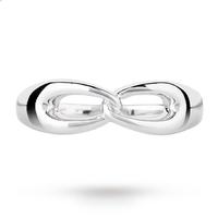 Sterling Silver Interlocking Oval Ring