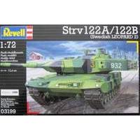 Stridsvagn 122A / 122B Swedish Leopard 2 1:72 Scale Model Kit