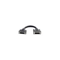 StarTech.com 6in DVI-I Dual Link Port Saver Cable M/F - DVI-I (Dual-Link) Male Video - DVI-I (Dual-Link) Male Video - 6 - Black