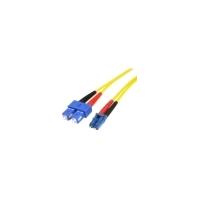 StarTech.com 7m Single Mode Duplex Fiber Patch Cable LC-SC - 2 x LC Male Network - 2 x SC Male Network - Patch Cable - Yellow