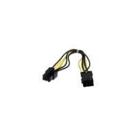 startechcom 8in 6 pin pci express power extension cable 8