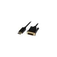 StarTech.com 6 ft DisplayPort to DVI Active Adapter Converter Cable - DP to DVI 2560x1600 - Black - 1 x DisplayPort Male Digital Audio/Video - 1 x DVI