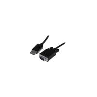 StarTech.com 3 ft DisplayPort to VGA Adapter Converter Cable - DP to VGA 1920x1200 - Black - 1 x DisplayPort Male Digital Audio/Video - 1 x HD-15 Male