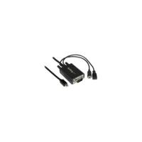 StarTech.com 6 ft 2m Mini DisplayPort to VGA Adapter Cable with Audio - Mini DP to VGA Converter - 1920x1200 - 1 x Mini DisplayPort Male Digital Audio