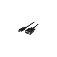 StarTech.com 6 ft DisplayPort to VGA Cable - M/M - HD-15 Male VGA - DisplayPort Male Digital Audio/Video - 6ft - Black